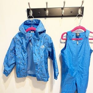 The North Face Blue Kids' Jacket and Overalls